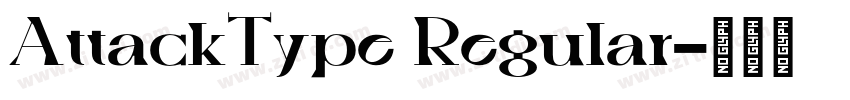AttackType Regular字体转换